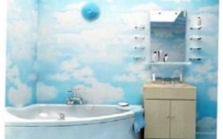 Установка ПВХ панелей в ванной комнате